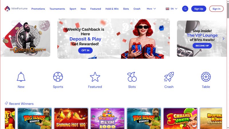 Experience the Thrill of Online Gambling at iWinFortune Casino in the UK